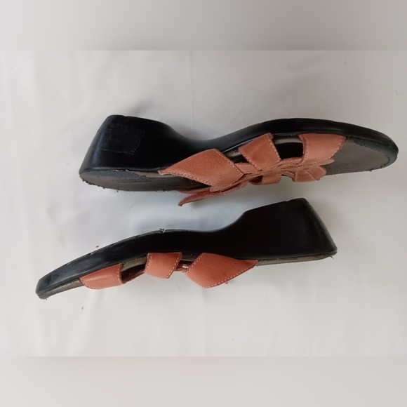 Clarks Women's Preppy Clueless Butterly Pink Peach Summer Sandals (#1,001) - Picture 5 of 7